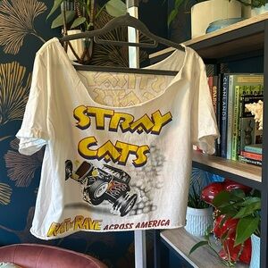 Vintage destroyed Stray Cats tee 🎲♠️